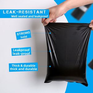Sacs poubelles en PE noirs épaissis, en rouleau continu, faciles à ramasser, pour déchets d'animaux, usage domestique, bureau, voiture, modèle Vomissement JS1001 - Product Image 2