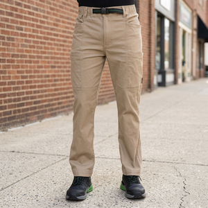Pantalones de Trabajo de Algodón de Alta Gama para Hombre, Transpirables, Resistentes, con Múltiples Bolsillos, Antiestáticos, Resistentes a Desgarros y Altas Temperaturas - Product Image 3