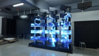 Affichage LED rotatif mécanique personnalisé IP65 pour l'extérieur Solution de publicité cinétique pour expositions et promotions commerciales