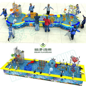 Rêve Enfants Poisson Roue Hydraulique Pluie Vortex Boule Fontaine Flottante Obstacle Building Block Interactive Water Table Fort Equipment - Product Image 3