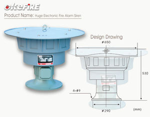 Okefire OK-JDL188 <span class=keywords><strong>Alarm</strong></span> api elektronik sirene Motor desibel tinggi - Product Image 5