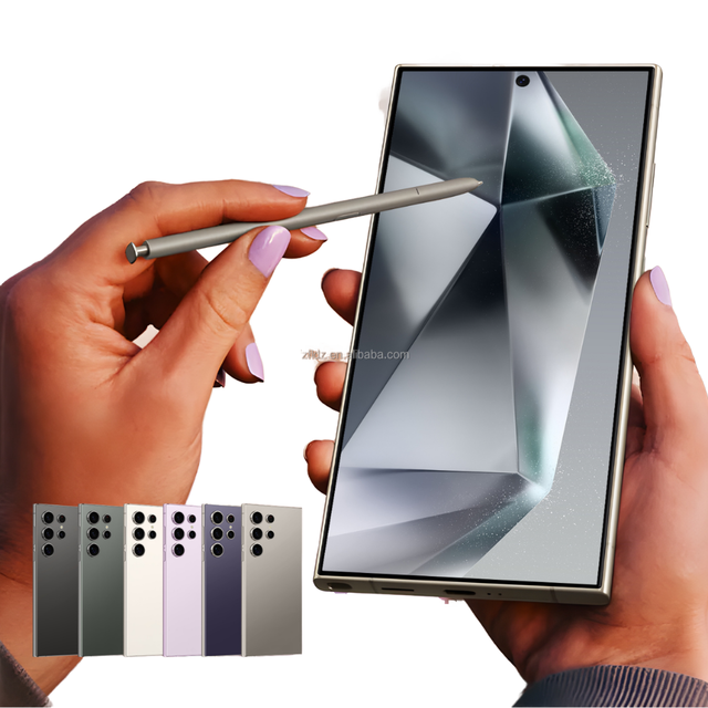 Hot Selling S24 ULTRA 5G LTE Smartphone 7.3 Inch Full Display Deca Core Snapdragon 800 Series 48MP+108MP Android French Spanish