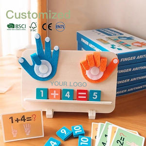 Jouets éducatifs pour l'apprentissage précoce des enfants, aides pédagogiques numériques, mathématiques, jouets de comptage sur les doigts, jouets éducatifs de comptage sur les doigts - Product Image 1