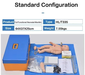 Maniquí de Reanimación Cardiopulmonar Infantil FT535, Maniquí de Reanimación Cardiopulmonar para Recién Nacido, Funcional Completo (Enfermería, RCP, <span class=keywords><strong>Audiovisual</strong></span>, Monitorización ECG) - Product Image 2