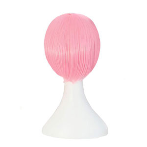 Peluca Cosplay Lolita Anime <span class=keywords><strong>disfraz</strong></span> mujer <span class=keywords><strong>rosa</strong></span> <span class=keywords><strong>Halloween</strong></span> rizado <span class=keywords><strong>pelo</strong></span> sintético Cosplay pelucas - Product Image 4