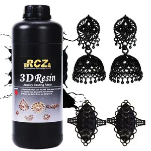 High Wax Black Color Jewelry Casting Resin 3D Printing Resin For DLP LCD Printer