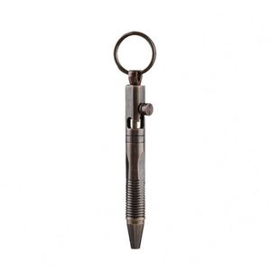 Bolígrafo <span class=keywords><strong>de</strong></span> Metal Antiguo <span class=keywords><strong>de</strong></span> Latón con Mecanismo <span class=keywords><strong>de</strong></span> Acción Rápida, Personalizado, Promocional, para Exteriores, para Aliviar el Estrés, con Llavero, 0.5mm - Product Image 6