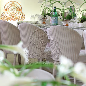 Estilo moderno de acero inoxidable apilable fiesta banquete Wed boda Hotel sillas para decoración y bodas silla comedor - Product Image 4