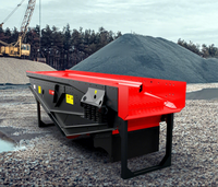 Alimentateur vibrant électrique série HONGXING HMF avec moteur PLC, capacité 3000 kg 300 t/h, pour applications de construction et minier dans les installations de concassage