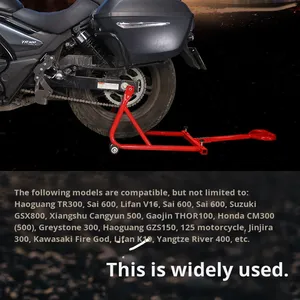 Support de levage universel pour motos Prince Cruiser : CM Flash TR300 & Jinjila, support d'entretien, de stationnement et de réparation - Product Image 3