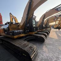 Excavatrice sur chenilles hydraulique d'occasion Caterpillar CAT323D2L de 23 tonnes, d'origine japonaise, avec composants essentiels (moteur, pompe)