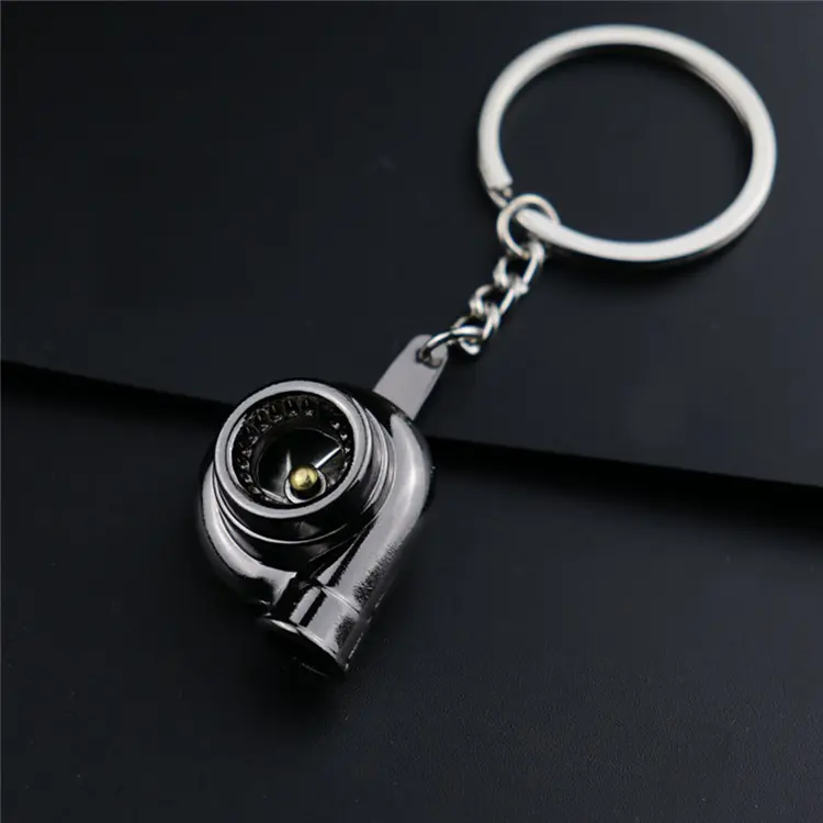 High quality Real Whistle Turbo Keychain Auto car parts Model Turbo key chains