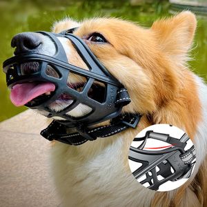 Muselière pour chien PETBUDDY, réglable, respirante, en plastique, avec boucle réfléchissante, pour grandes races, style classique - Product Image 2
