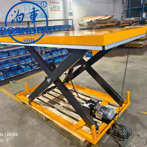 Plataforma Elevadora de Tijera Eléctrica Hidráulica Bozhong, Capacidad de Carga de 500 kg, Modelo HT200-300, Altura de Elevación de 0.5-10 m para Almacén - Product Image 6