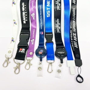 Lanière de sécurité en tissu 100% tissé, personnalisée avec le nom de la marque, avec logo - Product Image 5