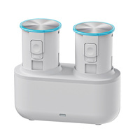 Mixeur plongeant sans fil rechargeable avec batterie 2000 mAh, 6 vitesses, sans BPA, écologique, pour extérieur et usage domestique, avec hachoir