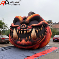 Citrouille géante gonflable personnalisée, tête de monstre effrayant, pour la décoration d'événements extérieurs, de scènes et de jardins sur le thème de la fête d'Halloween effrayante