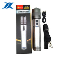 Lampe torche tactique LED blanche rechargeable par USB de type C, nouvelle génération XINYIN, avec zoom laser