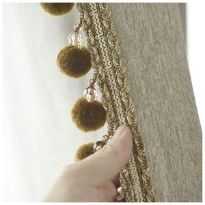 2022 elegante Design in <span class=keywords><strong>macramè</strong></span> 54 "x 84" pollici di lusso in velluto grigio Ready Made tende per il soggiorno in velluto per tende - Product Image 1