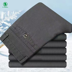 <span class=keywords><strong>Pantalon</strong></span> Décontracté <span class=keywords><strong>Homme</strong></span> sur Mesure et en Stock, Fournisseur Transfrontalier B2B, <span class=keywords><strong>Pantalon</strong></span> en Coton Toutes Saisons pour Hommes Âgés et d'Âge Moyen - Product Image 5