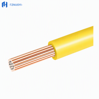 Fil de cuivre nu multicolore isolé en PVC pour câblage électrique et panneaux de commande (Rouge/Bleu/Jaune/Vert/Noir)