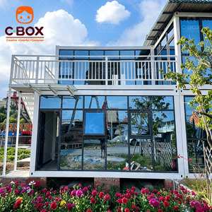 Villa de luxe modulaire préfabriquée personnalisée Cbox pour l'extérieur, bureaux mobiles, hôtels, bâtiments, maison conteneur en kit - Product Image 1