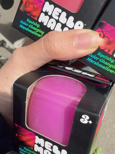 Juguete de silicona que cambia de color con la luz UV, reacción lenta, juguete elástico para apretar, alivia el estrés, unisex, 14 años - Product Image 3