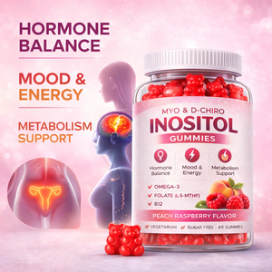 Gomitas de Inositol OEM para Mujeres, Fórmula Myo D Chiro, Equilibrio Hormonal, Apoyo al Metabolismo, Gomitas Sin Azúcar - Product Image 5