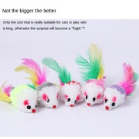 Vente chaude De Luxe En Plastique Souris Chasse Simulation Chat Jouet Coloré En Peluche Interactif Jouet À Mâcher pour Animaux De Compagnie Direct Fabricant