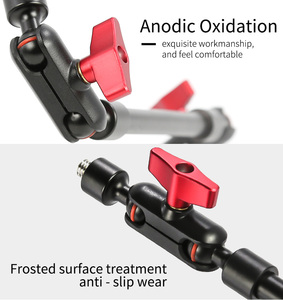 360 xoay bóng Đầu khớp nối ma sát ma thuật cánh tay với bàn kẹp - Product Image 3