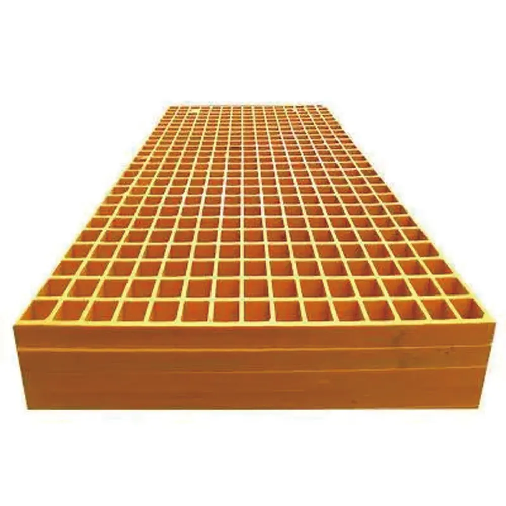 Hot sale molded anti Slip frp grating plastic frp grating sheet 38x38x25mm fiber reinforced plastics frp grating cover plate