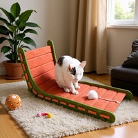 Lit-griffoir universel quatre saisons en forme de L pour chat, résistant à l'usure, anti-déchirure, tout-en-un, vertical, 60 cm, en feutre synthétique