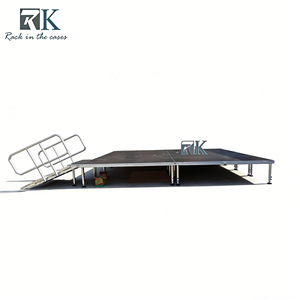 Quick Setup Aluminum Stage Portable Adjustable Music Stage Custom Outdoor Event Stage Platform - Product Image 2