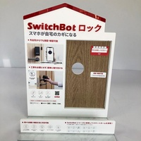 Présentoir acrylique personnalisé de serrure intelligente de porte d'empreinte digitale magasin de détail support de serrure de porte Pmma présentoir de serrure de porte