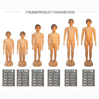 Mannequin enfant, mannequin ado fille garçon, mannequin en plastique corps entier pour vitrine de magasin de vêtements