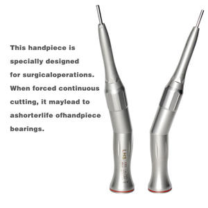 LHS <b>Dental</b> <b>Handpiece</b> XC-4 Type E Interface 20 Degree Bend Turbine Powered Silver - Product Image 4