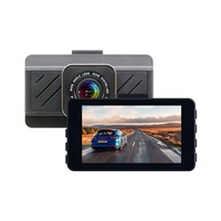 Caméra embarquée double objectif LCD avec enregistrement bidirectionnel, DVR et boîte noire, garantie 1 an, fabricant OEM/ODM