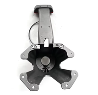 Support de roue de secours pour hayon avec faisceau de câbles et feu stop supérieur pour Jeep Wrangler JK 55397217AJ