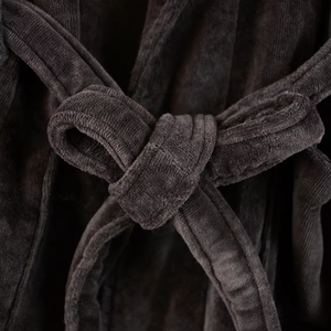 مصنع أرواب حمام مخصصة 100% قطن، أرواب حمام مزينة بحواف، طقم هدايا سبا لـ وولمارت - Product Image 6