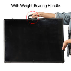 Présentoir de cartes de sport verrouillable avec poignée portante Présentoir de cartes de sport personnalisé Armoire noire pour cartes à collectionner - Product Image 3