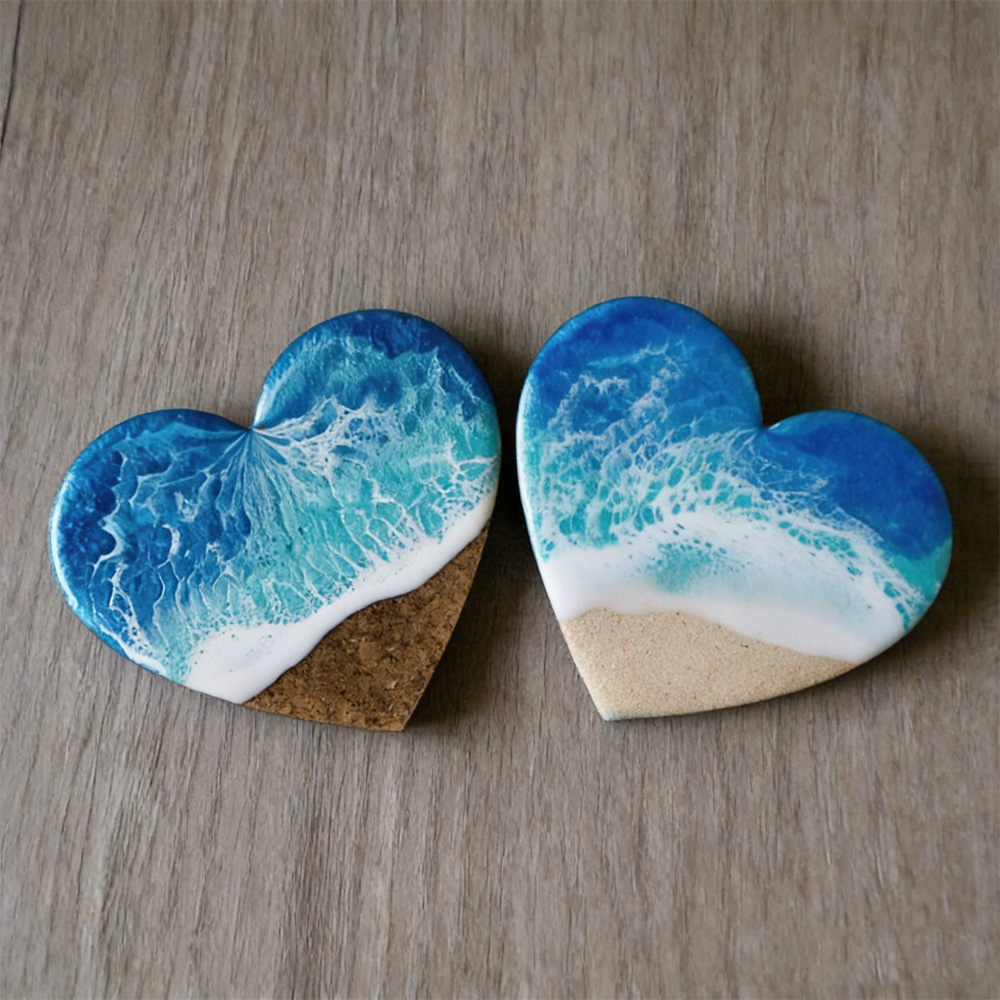 en forma de corazón