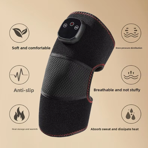 Pemijat lutut getar pemanas, pemijat lutut 3 tingkat kekuatan dapat disesuaikan penghilang nyeri Arthritis kompresi udara - Product Image 4