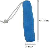 Savon exfoliant - Sachets en maille - Bain/douche - Cordon de suspension - Économiseur