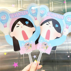 Vigreat Transparent Anime acclamant dessin animé bricolage conception fournisseur usine Comic-Con logo personnalisé fabrication acrylique ventilateur - Product Image 1