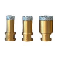 Foret diamanté CHURU M14 à brasage sous vide, garantie 3 ans, pour découpe de granit, carrelage, marbre, céramique, pour perceuse angulaire