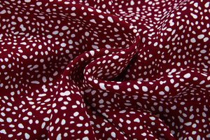 Venta al por mayor, precio de fábrica de moda falda Irregular de contonearse dobladillo blanco Polka Dot rojo Falda Mujer - Product Image 6