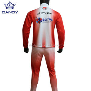 Sublimación <span class=keywords><strong>Trajes</strong></span> de jogging Chándal ajustado en blanco Personalizado Liso Chándal barato al por mayor - Product Image 2