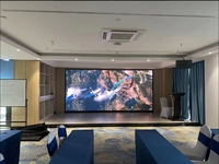 Écran LED COB d'intérieur P0.9375 à pas fin pour mur vidéo animé, idéal pour salles de conférence, halls d'entreprises, magasins de détail et ascenseurs