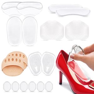 Set di 16 Cuscinetti in Gel per Tallone e Puntale, <span class=keywords><strong>Solette</strong></span> <span class=keywords><strong>Antiscivolo</strong></span> Riutilizzabili per <span class=keywords><strong>Tacchi</strong></span> Alti - Product Image 1