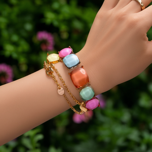 OL1126-47-5 สร้อยข้อมือแฟชั่นแบบโซ่และแบบเชื่อมต่อ - Product Image 3